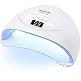 84W Nageltrockner, DeepDream UV Lampe für Gelnägel, Professionelle UV LED Nagellampe mit 4 Timer, Auto-Sensor, Nagelwerkzeuge für Fingernagel und Zehennagel gel shellac polygel