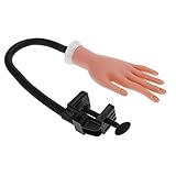 Xrten Nail Art Hand,Flexible Silikon Übungshand Maniküre Training Nageldesign Nail Art Hands