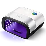 UV LED Nagellampe, SUNUV 48W Professioneller Gel Lampe Nageltrockner für Gelpolitur-Härtungslichtmaschine, mit automatischem Sensor und LCD-Display für Heim- und Nagelstudio, Geschenk Valentinstag*