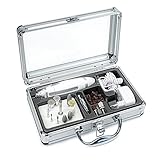 prorelax Maniküre- / Pediküre-Set DELUXE | Für Damen und Herren | Professionelle Hand- und Fußpflege für Zuhause und unterwegs | 15 hochwertige Aufsätze aus chirurgischem Stahl | Mit LED-Licht