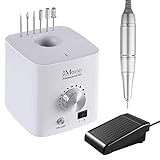 JCMASTER® Profi Nagelfräser Set - Deutsche Marke - Gelnägel & Acrylnägel 30.000 U/Min Inkl 6 Aufsätze Stufenlose Regulierung Elektrische Nagelfeile Maniküre Pediküre Fräser ●Inkl Ebook● EasyPro+*